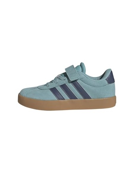 Calzado Sneaker VL COURT 3.0 EL C-IH3962-VERDE AGUA-UNISEX JUNIOR
