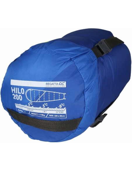 Saco de Dormir Azul REGATTA v2 200, Adultos Unisex, Azul (Azul), Talla Única