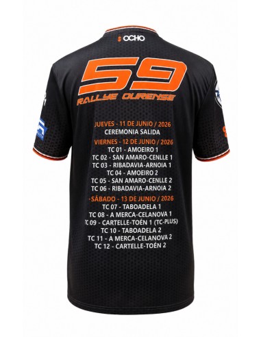 CAMISETA RALLYE 59  GASOLINA :OCHO