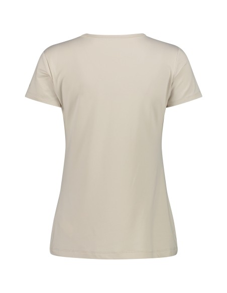 Camiseta manga corta  CMP  WOMAN T-SHIRT  31T8466-A238  Marfil  MUJER