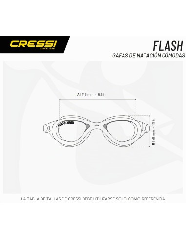 CRESSI GAFA FLASH DARK