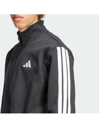 Chandal Adidas-M 3S FL TT TS-JI8878 NEGRO-HOMBRE
