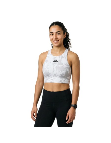 TOP DEPORTIVO BLANCO MUJER KAPPA