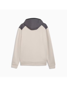 Sudadera Beige Puma PUMATECH Material Mix Full-Zip Hoodie DK