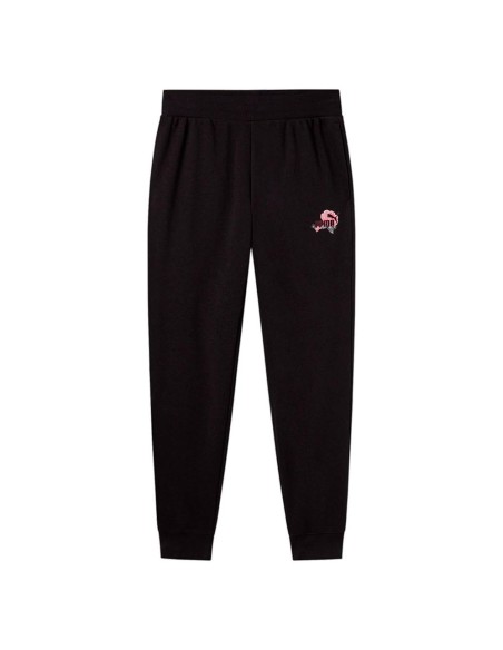 Pantalon Chandal Puma-ESS+ FLORAL SWEATPANTS TR-689042-01-NEGRO MUJER