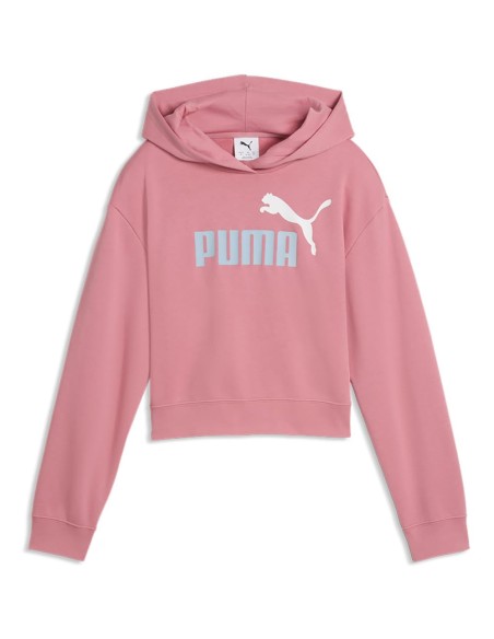 SUDADERA CAPUCHA ROSA PUMA NIÑA