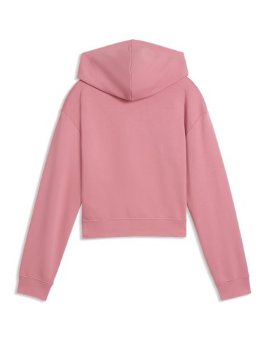 SUDADERA CAPUCHA ROSA PUMA NIÑA