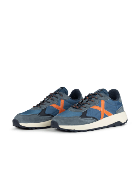 Zapatillas Azules MUNICH BABEL 17 Retrorunning para hombre