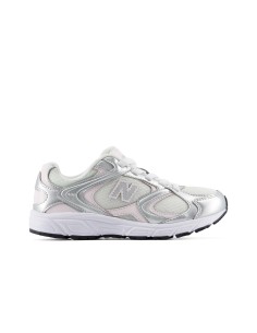 NEW BALANCE NIÑA PLATEADA P4088NR DEPORTIVAS