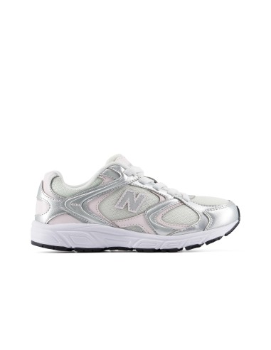 NEW BALANCE NIÑA PLATEADA P4088NR DEPORTIVAS