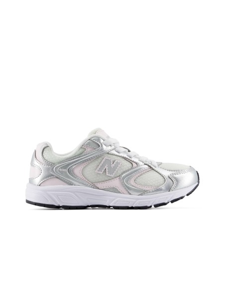 NEW BALANCE NIÑA PLATEADA P4088NR DEPORTIVAS