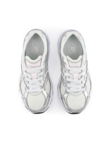 NEW BALANCE NIÑA PLATEADA P4088NR DEPORTIVAS