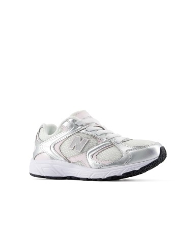 NEW BALANCE NIÑA PLATEADA P4088NR DEPORTIVAS