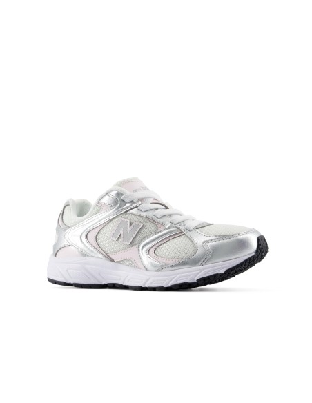 NEW BALANCE NIÑA PLATEADA P4088NR DEPORTIVAS