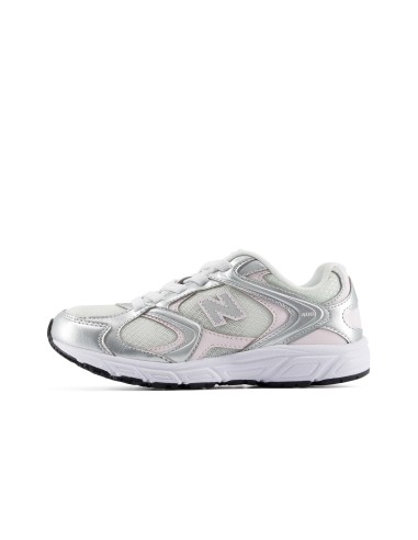 NEW BALANCE NIÑA PLATEADA P4088NR DEPORTIVAS