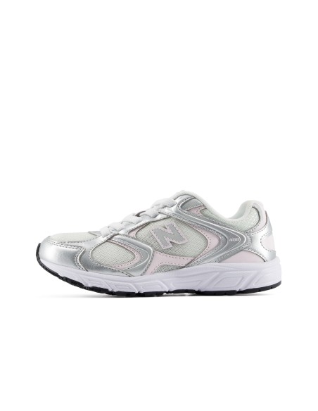 NEW BALANCE NIÑA PLATEADA P4088NR DEPORTIVAS