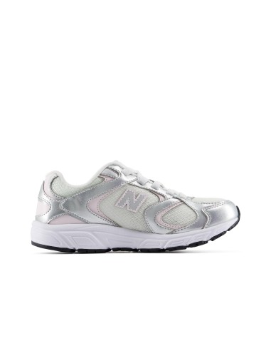 NEW BALANCE NIÑA PLATEADA P4088NR DEPORTIVAS