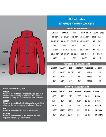 COLUMBIA POLAR JUNIOR FULL ZIP