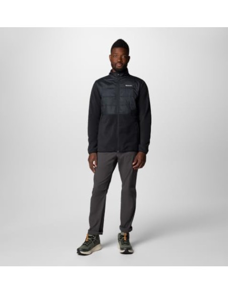 COLUMBIA CHAQUETA HOMBRE BASIN BUTTE FORRO POLAR HIBRIDO