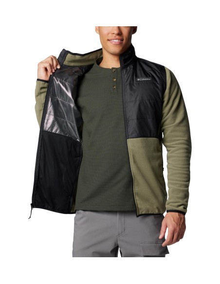 COLUMBIA CHAQUETA HOMBRE BASIN BUTTE FORRO POLAR HIBRIDO