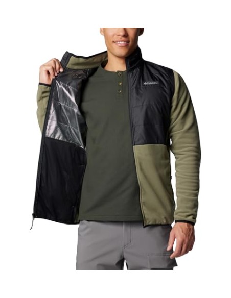 COLUMBIA CHAQUETA HOMBRE BASIN BUTTE FORRO POLAR HIBRIDO