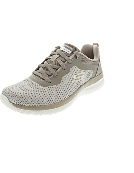 Calzado multideporte-SKECHERS BOUNTIFUL - QUICK PATH-12607-TPE-MUJER-GRIS