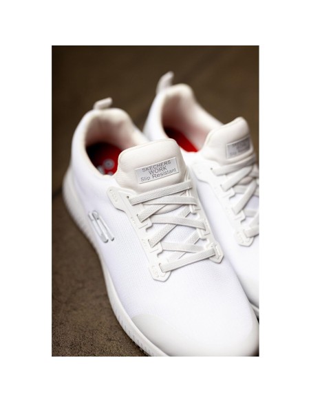 Calzado multideporte-SKECHERS SQUAD SR-200051EC-WHT-HOMBRE-BLANCO