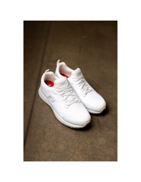 Calzado multideporte-SKECHERS SQUAD SR-200051EC-WHT-HOMBRE-BLANCO