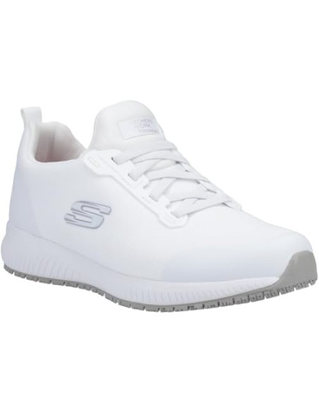 Calzado multideporte-SKECHERS SQUAD SR-200051EC-WHT-HOMBRE-BLANCO