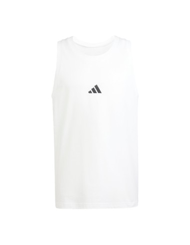 Top Adidas-M SL TANK-JE8984 BLANCO-HOMBRE