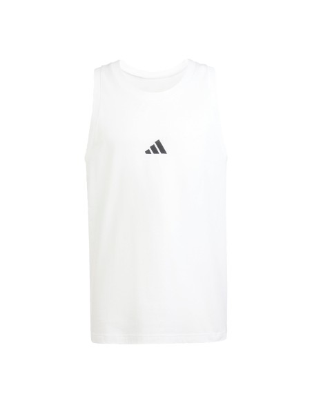 Top Adidas-M SL TANK-JE8984 BLANCO-HOMBRE