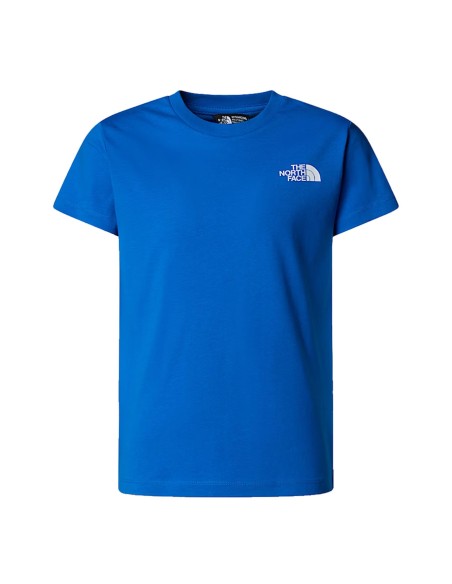 CAMISETA TNF BOY'S BOX NSE S/S TEE - AZUL