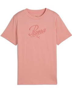 Camiseta manga corta Puma-ESS SCRIPT Tee G-685805-18-ROSA...