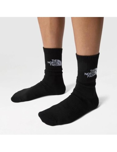 CALCETÍN MLSPRT SOCK CSH CREW 3P TNF BLACK