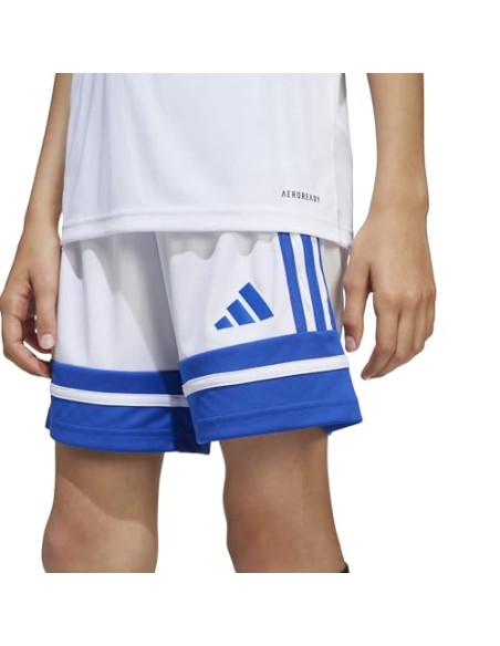 Pantalones de equipos Adidas-SQUA25 SHO Y-JJ2425 BLANCO-UNISEX JUNIOR