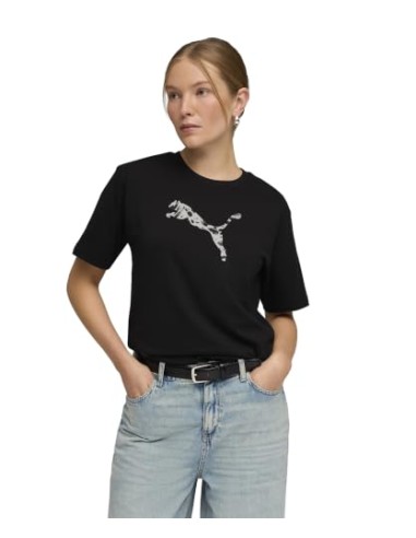 CAMISETA NEGRA PUMA MUJER
