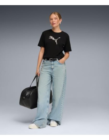 CAMISETA NEGRA PUMA MUJER