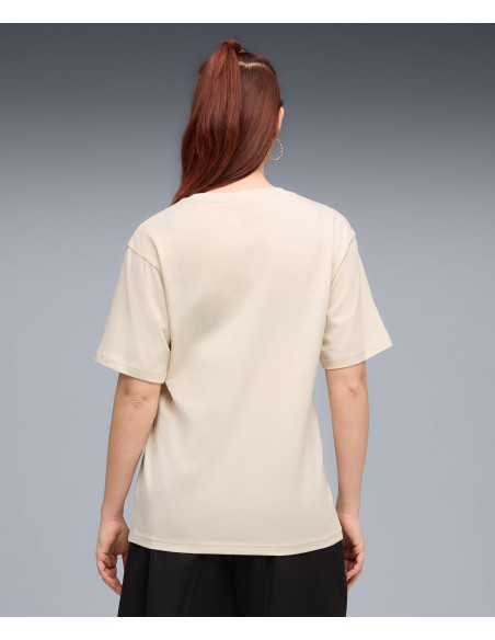 CAMISETA BEIGE LOGO PUMA