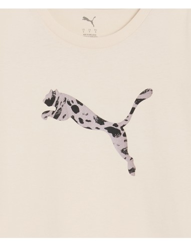 CAMISETA BEIGE LOGO PUMA