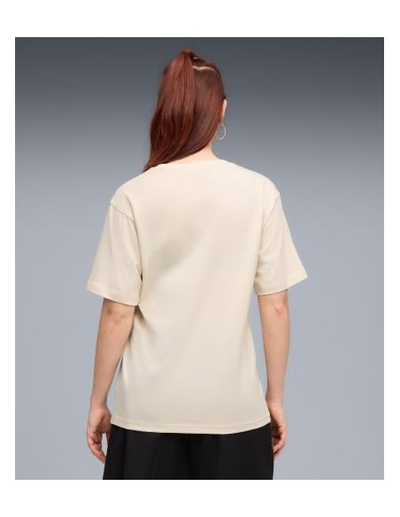 CAMISETA BEIGE LOGO PUMA