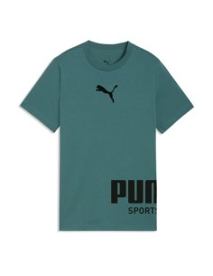 CAMISETA VERDE NIÑO LOGO PUMA 2