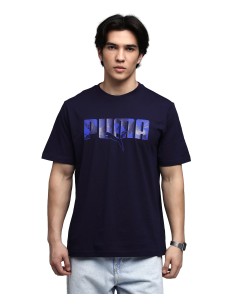 CAMISETA MANGA CORTA AZUL MARINO PUMA