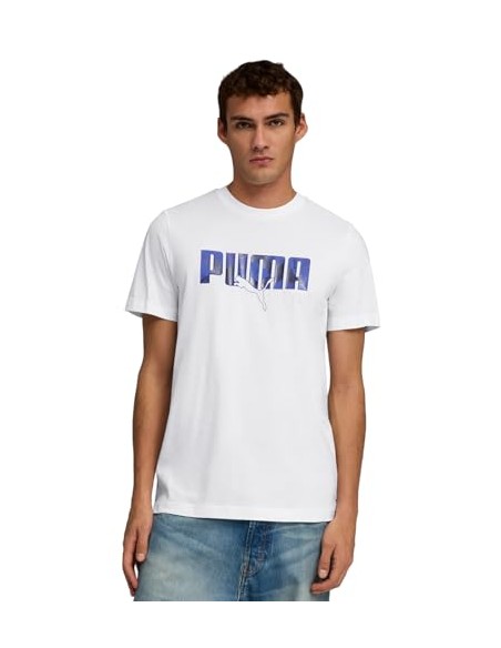 CAMISETA BLANCA LOGO PUMA