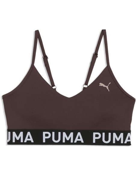 SUJETADOR DEPORTIVO MUJER MARRÓN PUMA
