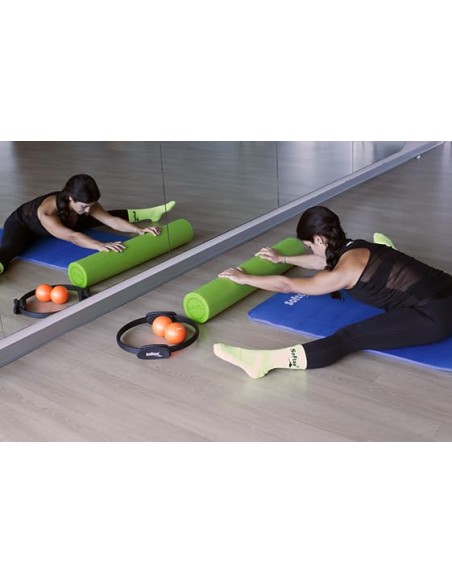 RODILLO DE PILATES SOFTEE NEGRO 90CM