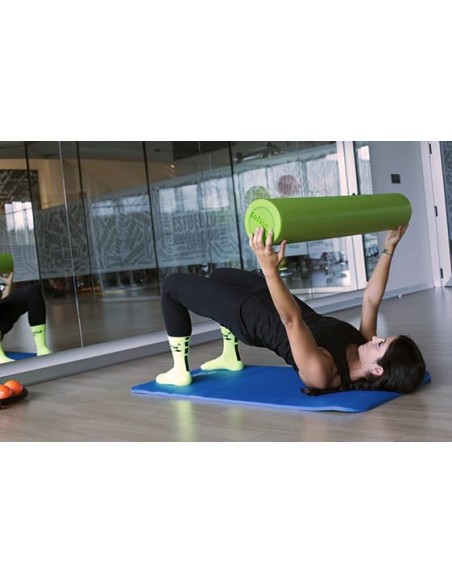RODILLO DE PILATES SOFTEE NEGRO 90CM