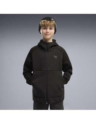 PUMA JUNIOR PUMATECH ELEVATED FULL ZIP HOODIE