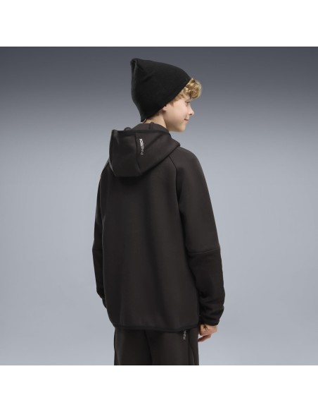 PUMA JUNIOR PUMATECH ELEVATED FULL ZIP HOODIE