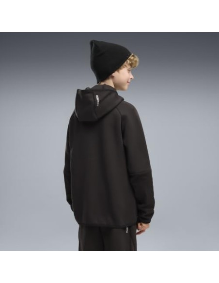 PUMA JUNIOR PUMATECH ELEVATED FULL ZIP HOODIE