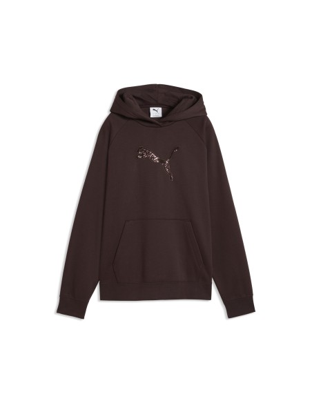 PUMA MUJER SUDADERA ESS SEQUINS STANDARD HOODIE FL AW26